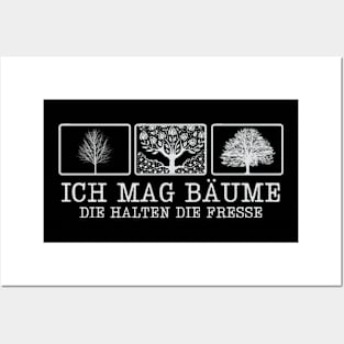 Wald Yoga Bäume beobachten, Ruhe finden, Spaß haben Posters and Art